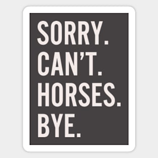 Horses Magnet